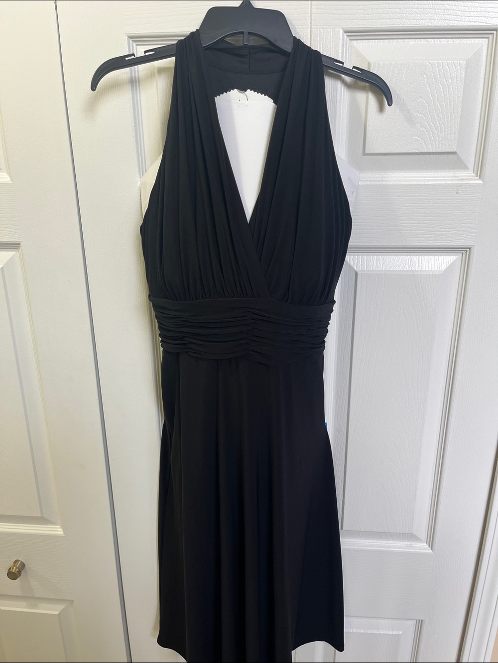 Style & Co. Black One-Shoulder Ruched Waist Dress